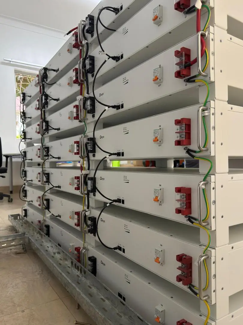 Commercial Deye lithium battery bank in Uganda